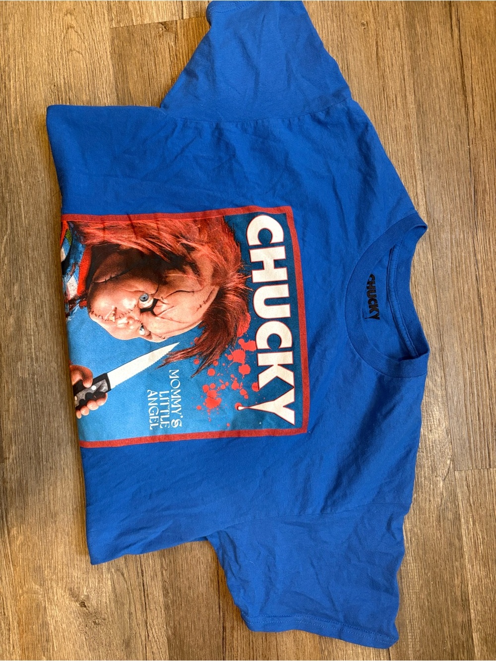 Chucky Graphic Short Sleeve Tee - Blue - Picture 4 of 4